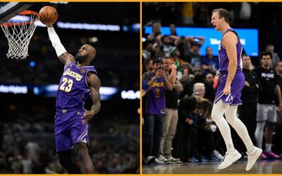 LeBron James rompe el récord de la NBA de partidos jugados, Luke Kennard anota un triple ganador en la victoria de los Lakers ante Orlando