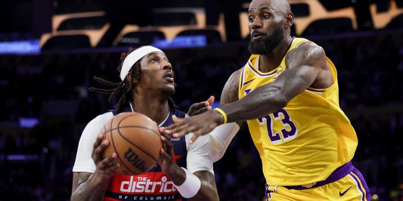 Sin Doncic, LeBron James logra triple-doble y Lakers vencen 120-101 a Wizards