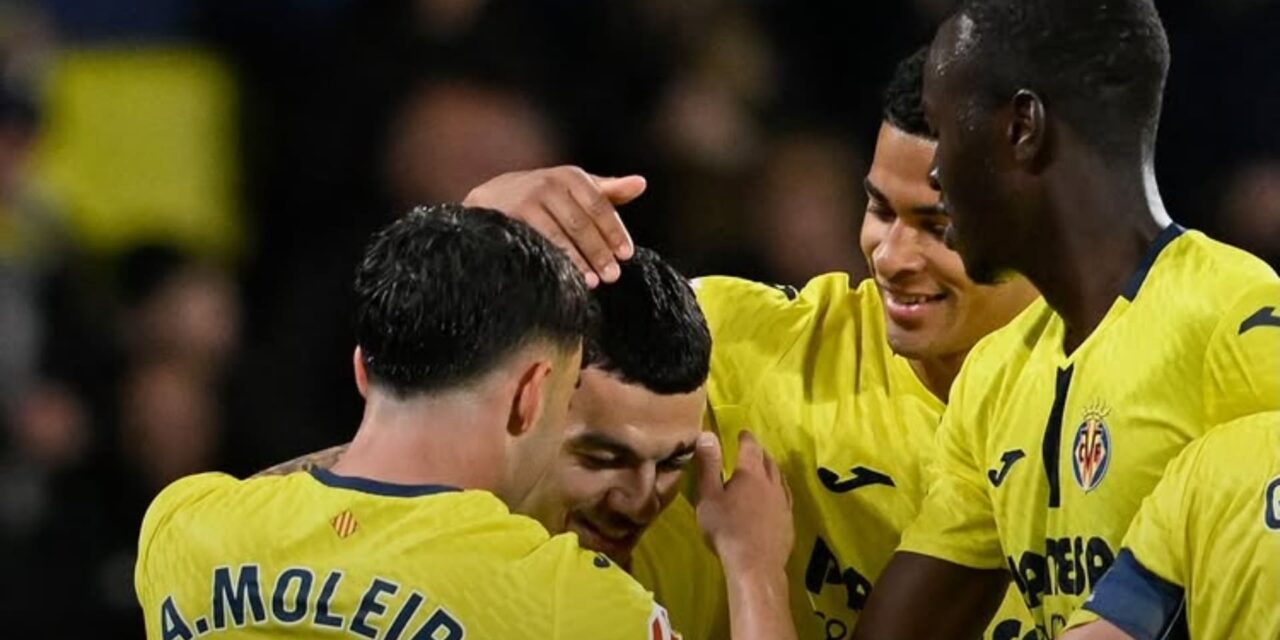 Villarreal vence 3-1 a la Real Sociedad y escala al tercer lugar en La Liga