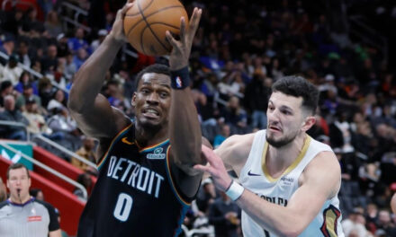 Jalen Duren guía a Pistons a victoria ante Pelicans, 129-108