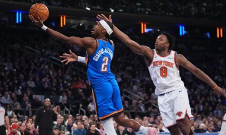 Holmgren y Gilgeous-Alexander ayudan al Thunder a vencer a los Knicks