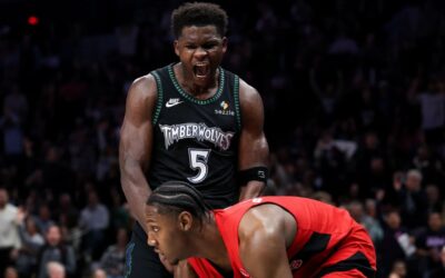 Anthony Edwards impulsa a los Timberwolves a la victoria sobre los Raptors
