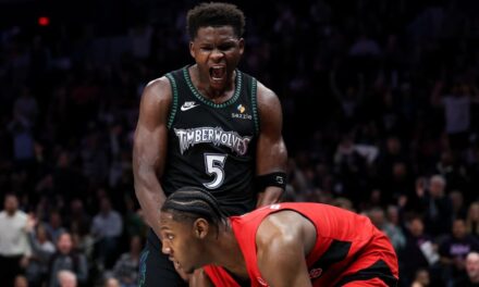 Anthony Edwards impulsa a los Timberwolves a la victoria sobre los Raptors