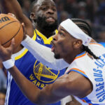 Gilgeous-Alexander anota 27 y Thunder vence a Warriors 104-97 para hilvanar 5ta victoria