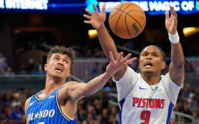 Pistons llegan a seis victorias seguidas como visitantes al derrotar 106-92 al Magic