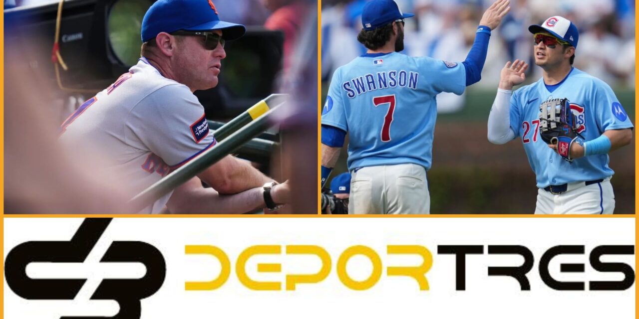 Cubs vencen 12-4 a Mets que sufren su novena derrota consecutiva(Video D3 completo 12:00 PM)