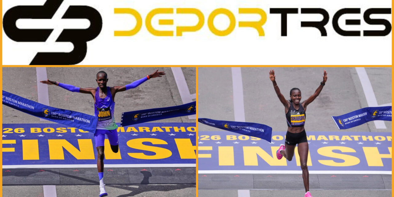 Los campeones defensores John Korir y Sharon Lokedi repiten en Boston. Korir bate récord(Video D3 completo 12:00 PM)