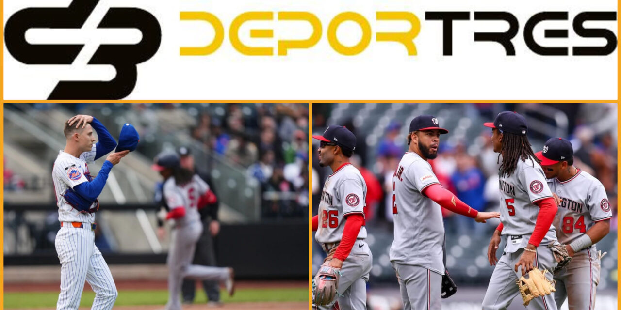 Mets sufren su 17ma derrota en 20 juegos. Nacionales ganan 5-4 (Video D3 completo 12:00 PM)