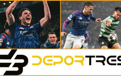 Arsenal se lleva 1-0 la ida de cuartos de la Champions ante Sporting con gol de Havertz(Video D3 completo 12:00 PM)