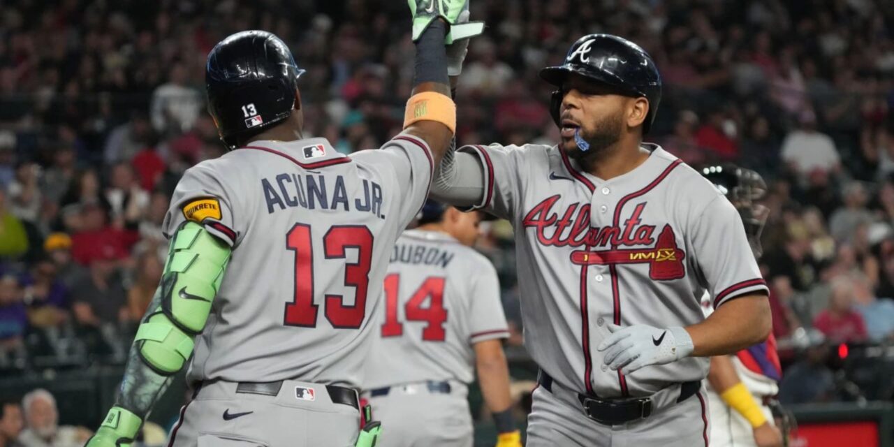 Bravos se apoyan en 8 carreras en la 5ta entrada y aplastan 17-2 a Diamondbacks