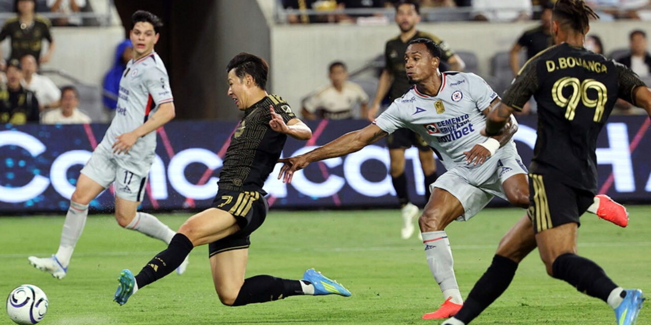 Cruz Azul fue goleado 3-0 por LAFC en la ida de los Cuartos de Final de Concachampions