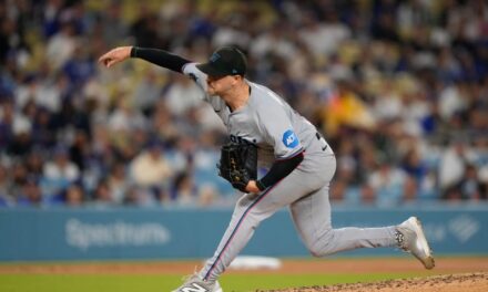 Janson Junk anula a los Dodgers y supera a Shohei Ohtani en un duelo, mientras los Marlins rompen una racha de 3 derrotas con una victoria por 2-1.