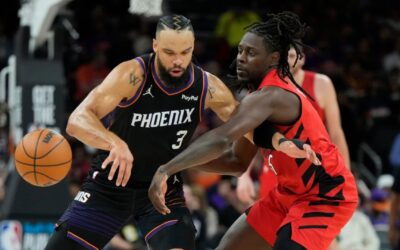 Los Trail Blazers vencieron a los Suns 114-110 en el partido de repesca tras remontar una desventaja de 11 puntos en el último cuarto.