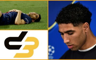 Podcast D3: Achraf Hakimi, baja en la vuelta de la semifinal de la Champions ante el Bayern por lesión