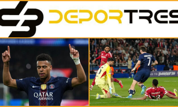 Kvaratskhelia vuelve a marcar y PSG abruma 2-0 a Liverpool en la Champions(Video D3 completo 12:00 PM)