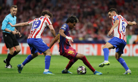 El Atlético resiste la arremetida del Barça y es semifinalista de la Champions tras una década
