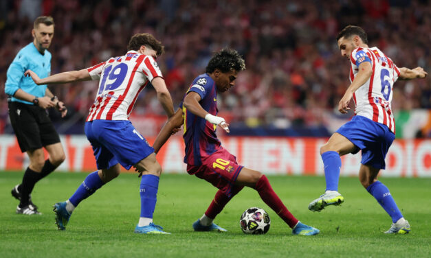 El Atlético resiste la arremetida del Barça y es semifinalista de la Champions tras una década