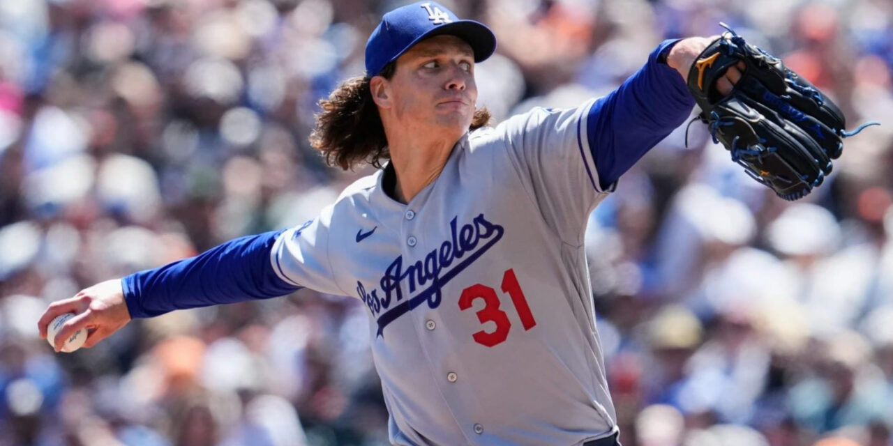 Glasnow y Scott se combinan para un juego de 1 hit y Dodgers vencen 3-0 a Gigantes