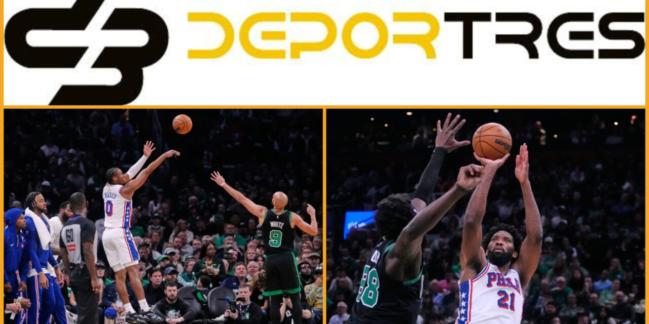 Embiid anota 33 y 76ers vencen 113-97 a Celtics en el 5to juego para seguir con esperanzas(Video D3 completo 12:00 PM)