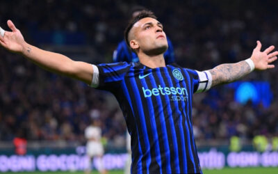 Doblete de Martínez ayuda al Inter a golear 5-2 a la Roma y seguir en la pelea por el título