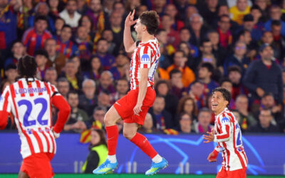 Con golazo de Álvarez, el Atlético golpea 2-0 al Barcelona en ida de cuartos de la Champions