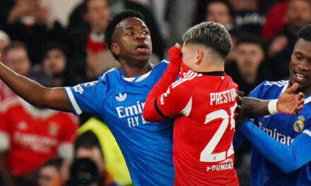 UEFA sanciona a Prestianni con 6 partidos por incidente con Vinícius Júnior