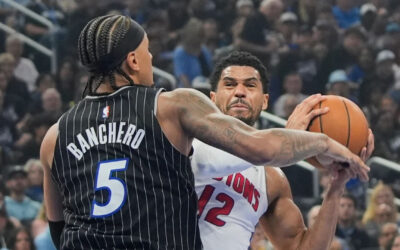 Banchero y Bane anotaron 25 puntos cada uno, Magic desperdició una gran ventaja pero remontó para vencer a los Pistons 113-105 y ponerse 2-1 arriba.