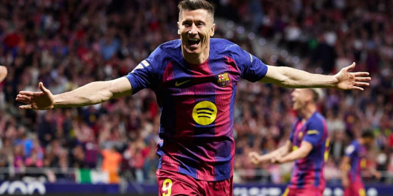Lewandowski da la victoria al Barcelona en el minuto 88