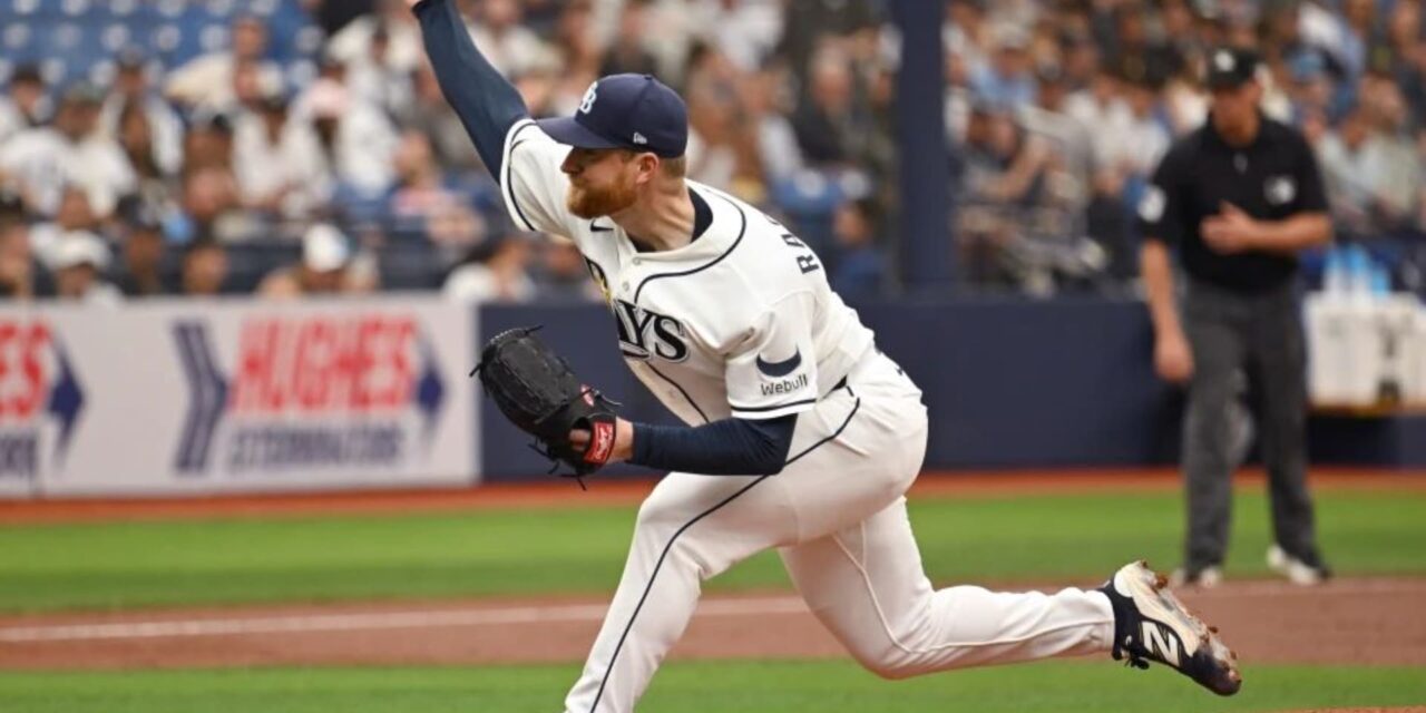 Rasmussen lanza 6 entradas sin carreras y Rays barren 5-4 a Yankees por 1ra vez desde 2021