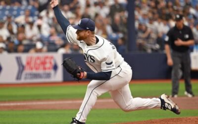 Rasmussen lanza 6 entradas sin carreras y Rays barren 5-4 a Yankees por 1ra vez desde 2021