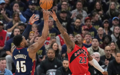Los Cavaliers vencen 115-105 a los Raptors y toman ventaja 2-0 en la serie
