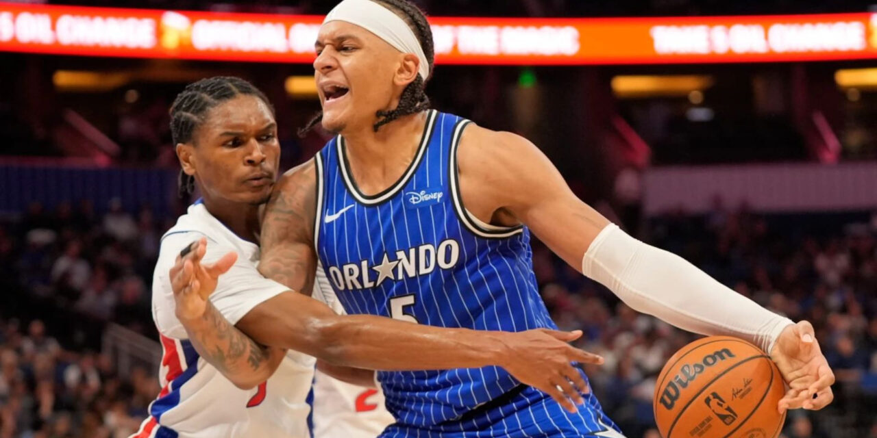 Banchero anota 31, Bane suma 25 y el Magic vence 123-107 a los Pistons
