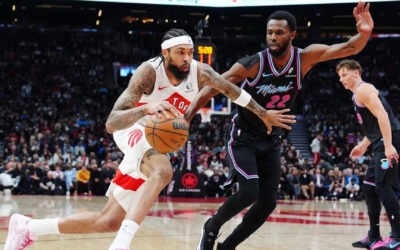 Los Raptors arrollaron al Heat por 121-95, un resultado que asegura a Miami su pase al torneo de repesca