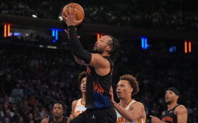 Jalen Brunson anotó 39 puntos y los Knicks aplastaron a los Hawks 126-97 para tomar la delantera en la serie 3-2.