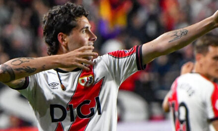 Un gol de Camello acerca al Rayo a la salvación y ahonda el mal fario del Espanyol