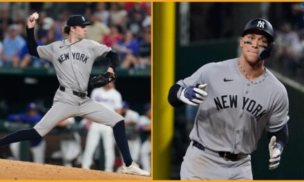 Cam Schlittler vuelve a brillar y Aaron Judge conecta su duodécimo jonrón mientras los Yankees vencen a los Rangers 3-2.