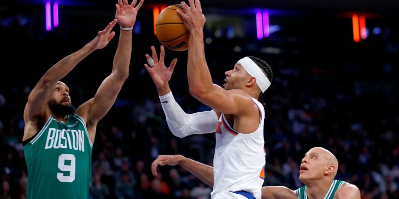 Los Knicks siguen con vida en la lucha por el segundo puesto en el Este, tras vencer a los Celtics