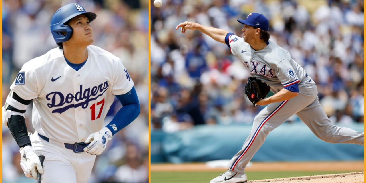Ohtani conecta segundo jonrón en el primer pitcheo pero Rangers vence 5-2 a Dodgers