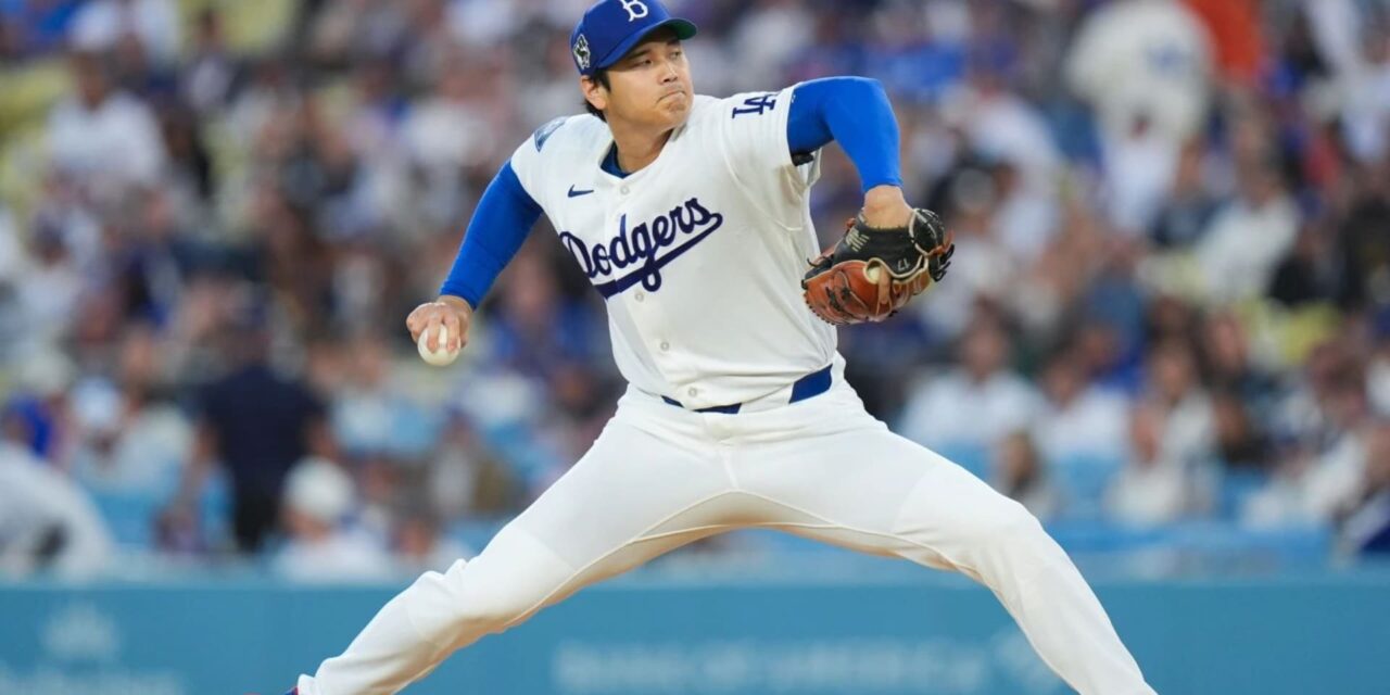 Ohtani no batea, pero se muestra encendido en la loma con 10 ponches y Dodgers hunden más a Mets