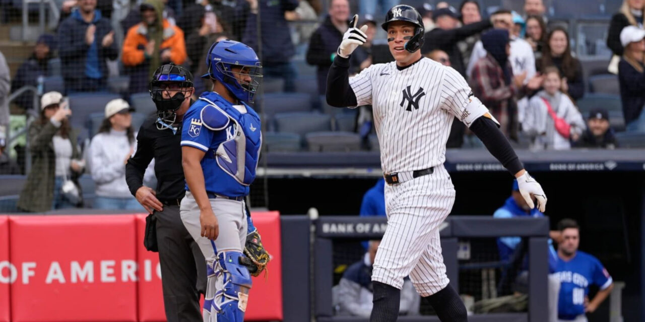 Judge y Rice conectaron jonrones contra Ragans, y los Yankees vencieron a los Royals 7-0