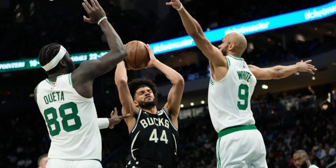 Los Celtics vuelven a arrancar con fuerza y ​​arrasan con los Bucks con un marcador de 133-101.