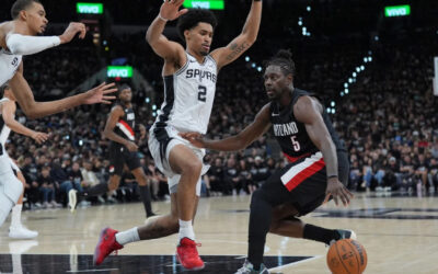 Trail Blazers remontan para vencer 106-103 a Spurs e igualar serie tras lesión de Wembanyama