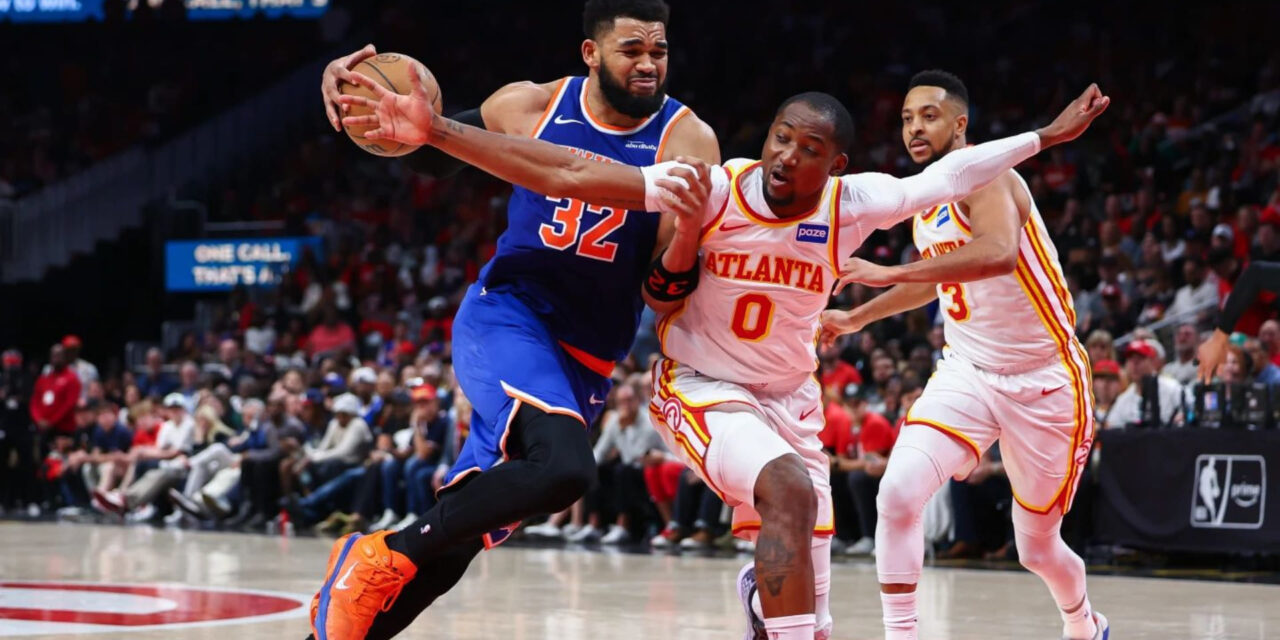 Towns logró un triple-doble y los Knicks vencieron a los Hawks 114-98 para empatar la serie 2-2.