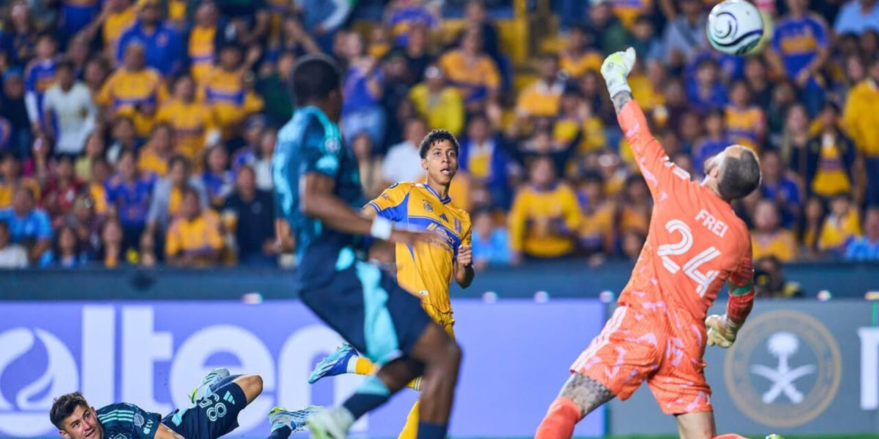 Tigres le pega a Sounders en la ida de Concachampions