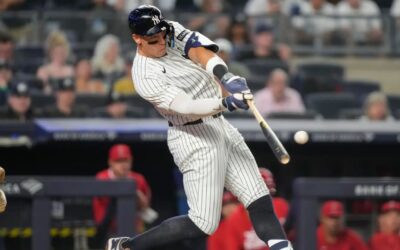Judge y Grisham conectaron dos jonrones, superando los dos jonrones de Trout en la victoria de los Yankees por 11-10 sobre los Angels