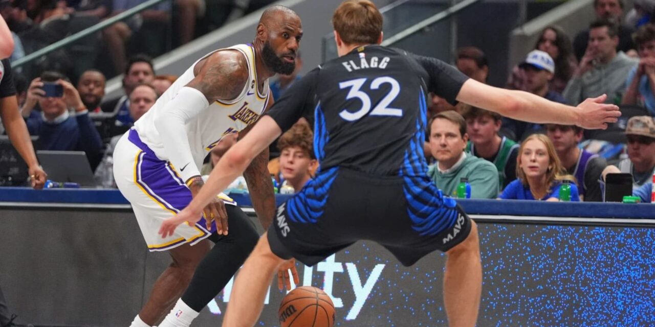 Cooper Flagg anotó 45 puntos y los Mavs vencieron a LeBron James y a unos Lakers mermados por las lesiones por 134-128