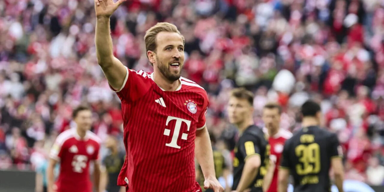 El Bayern cierra la Bundesliga con goleada y triplete de Kane