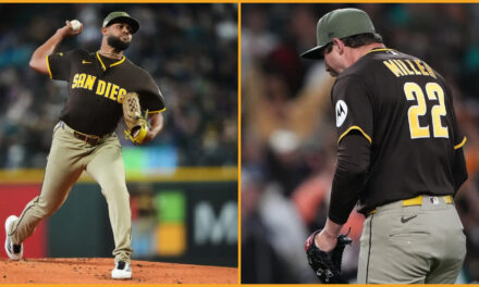 Vásquez lanza 6 entradas en blanco, Miller logra su 14to salvamento y Padres vencen 2-0 a Marineros