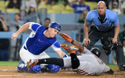 Los Gigantes derrotan 9-3 a los tambaleantes Dodgers de la mano de Devers y Adames
