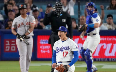 Ohtani lanza 7 entradas en blanco y Dodgers vencen 4-0 a Gigantes para cortar racha de 4 derrotas